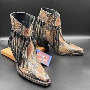 Tony Lama Anahi Snip Toe Booties